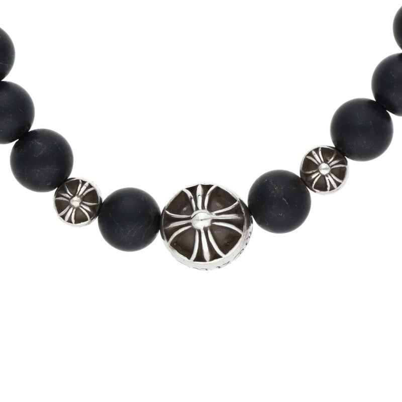 Chrome Hearts 8mm Onyx Bead Bracelet Size ONE SIZE