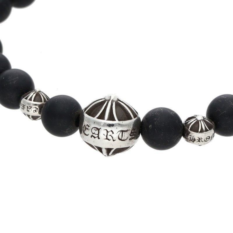 Chrome Hearts 8mm Onyx Bead Bracelet Size ONE SIZE