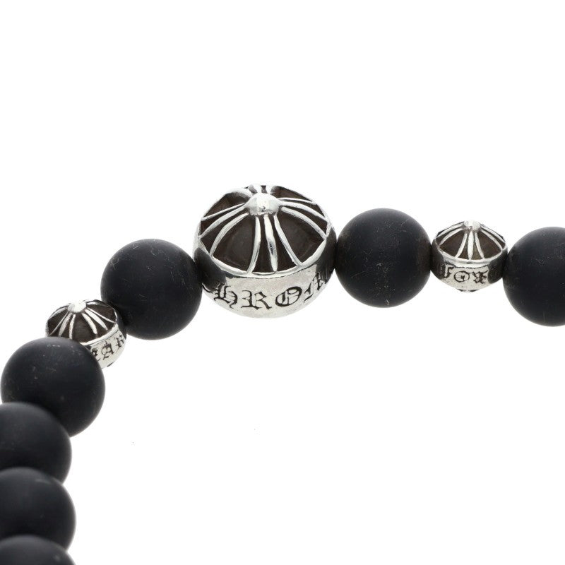 Chrome Hearts 8mm Onyx Bead Bracelet Size ONE SIZE