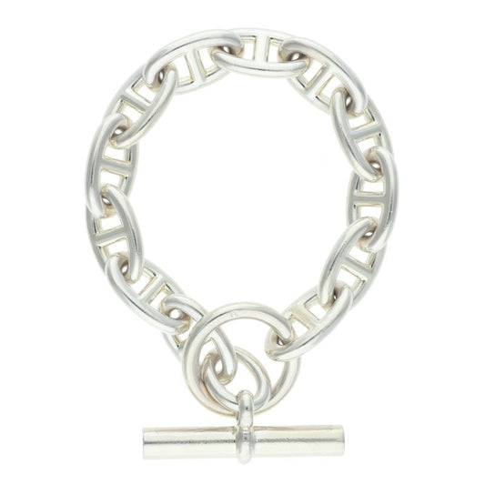 HERMES Chaine d'Ancre GM Sterling Silver Size ONE SIZE