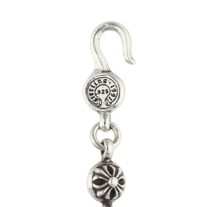 Chrome Hearts Cross Ball Silver Bracelet Size ONE SIZE