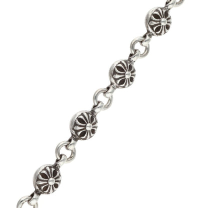Chrome Hearts Cross Ball Silver Bracelet Size ONE SIZE