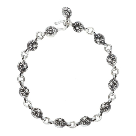 Chrome Hearts #1 Crossball Silver Bracelet Size ONE SIZE
