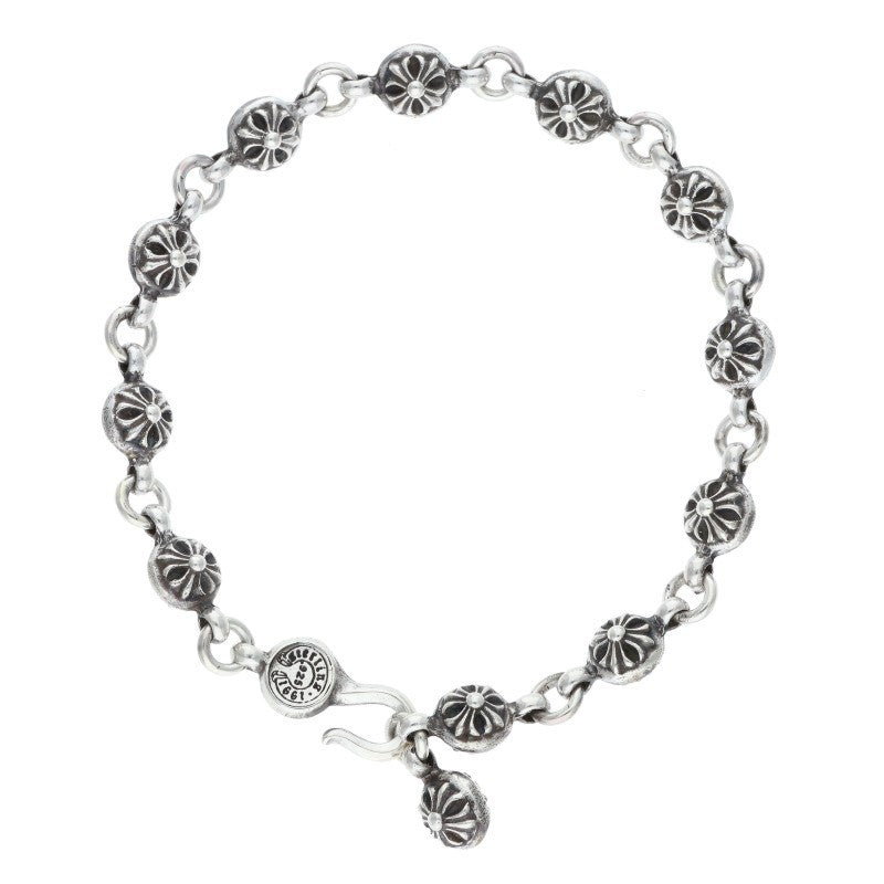 Chrome Hearts #1 Crossball Silver Bracelet Size ONE SIZE