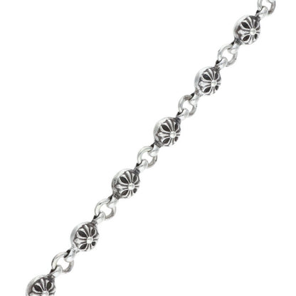 Chrome Hearts #1 Crossball Silver Bracelet Size ONE SIZE