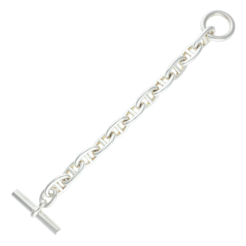 HERMES Chaine d'Ancre TGM Sterling Silver Size ONE SIZE