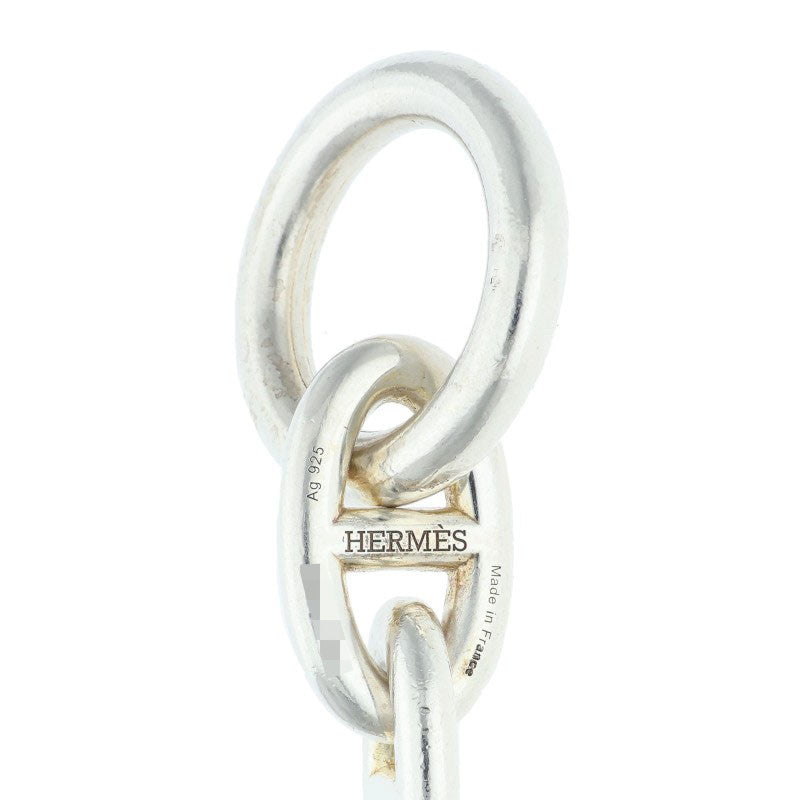 HERMES Chaine d'Ancre TGM Sterling Silver Size ONE SIZE