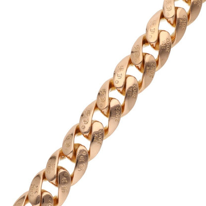 Chrome Hearts 22K Pave Diamond Gold Bracelet Size 15LINK