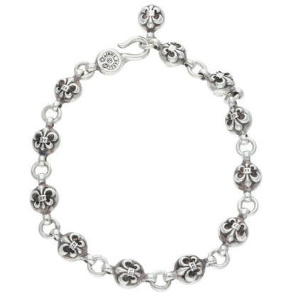 Chrome Hearts #1BS Fleur Ball Silver Bracelet Size ONE SIZE