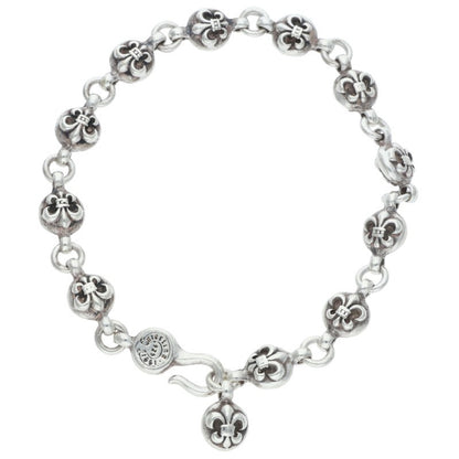 Chrome Hearts #1BS Fleur Ball Silver Bracelet Size ONE SIZE