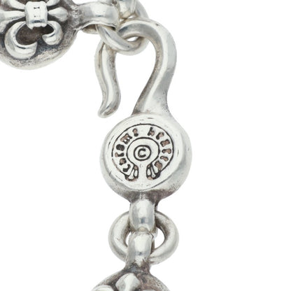 Chrome Hearts #1BS Fleur Ball Silver Bracelet Size ONE SIZE