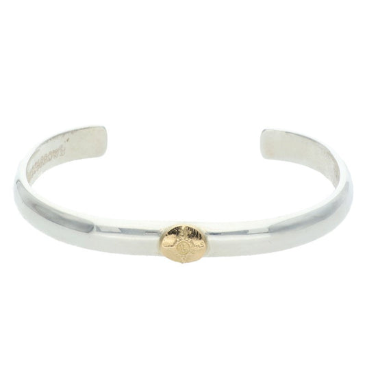 FIRST ARROWs K18 Silver Plain Bangle Multi Size ONE SIZE