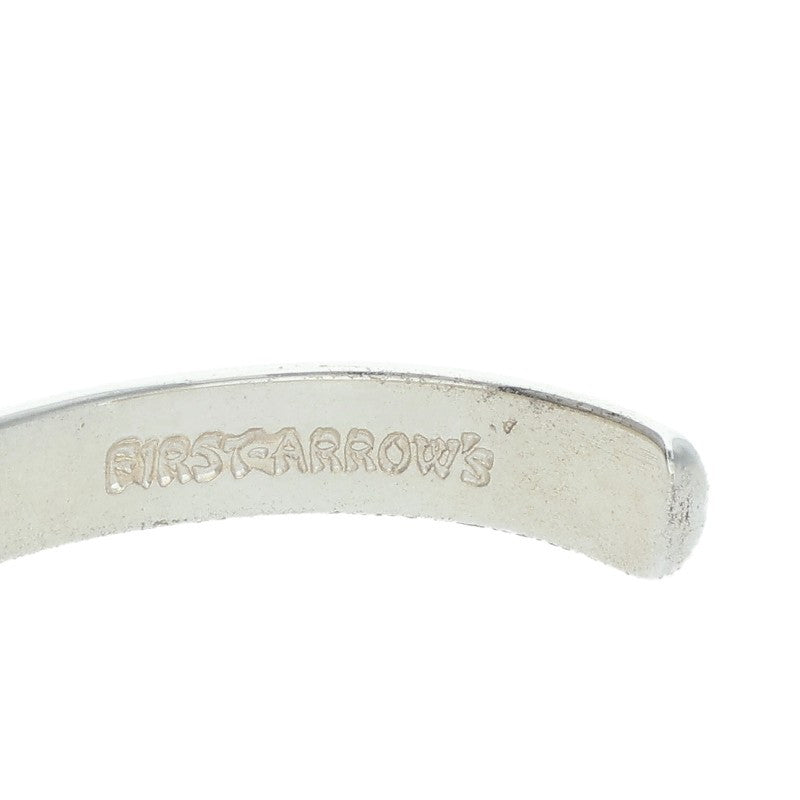 FIRST ARROWs K18 Silver Plain Bangle Multi Size ONE SIZE