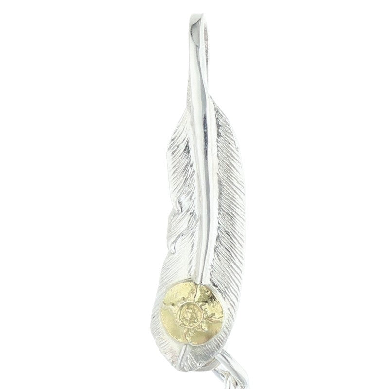 FIRST ARROWs Silver Feather & Wheel Chain Size ONE SIZE