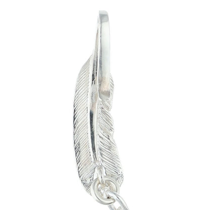 FIRST ARROWs Silver Feather & Wheel Chain Size ONE SIZE