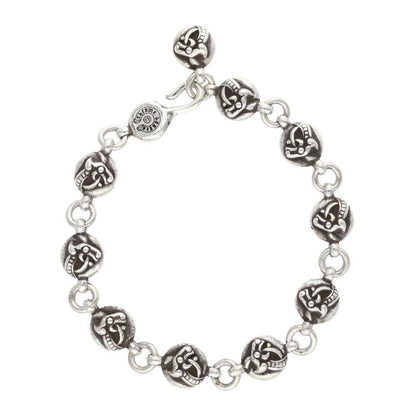 Chrome Hearts #2 Celtic Ball Silver Bracelet Size ONE SIZE