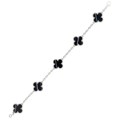 VANCLEEF & ARPELS Vintage Alhambra 5P Onyx Size ONE SIZE