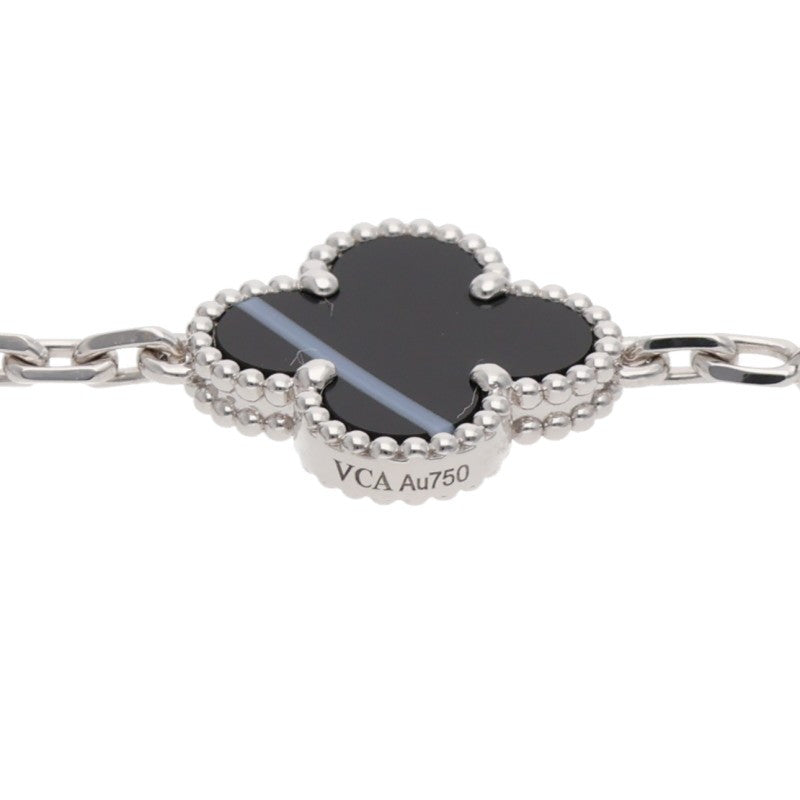 VANCLEEF & ARPELS Vintage Alhambra 5P Onyx Size ONE SIZE