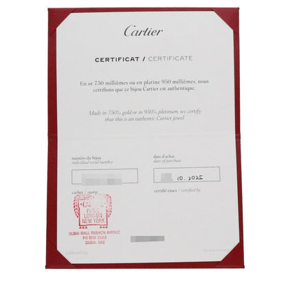 Cartier 18K WG Pave Diamond Love Bracelet Size ONE SIZE
