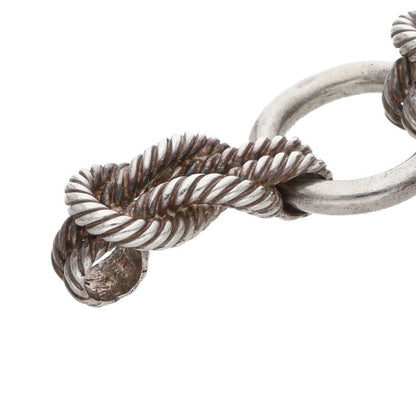 HERMES Audierne Silver Bracelet Size ONE SIZE