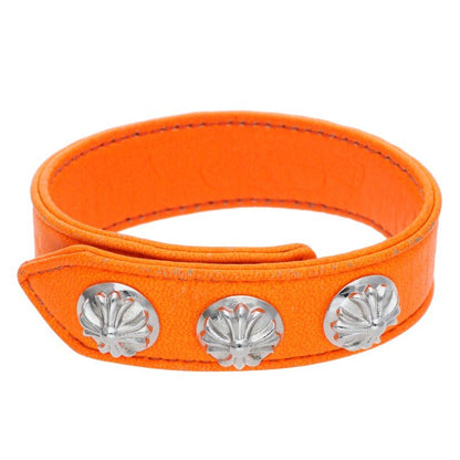 Chrome Hearts Crossball 3BTN 2SNP Leather Size ONE SIZE