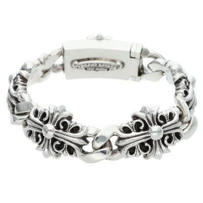 Chrome Hearts Keeper Link Silver Bracelet Size ONE SIZE