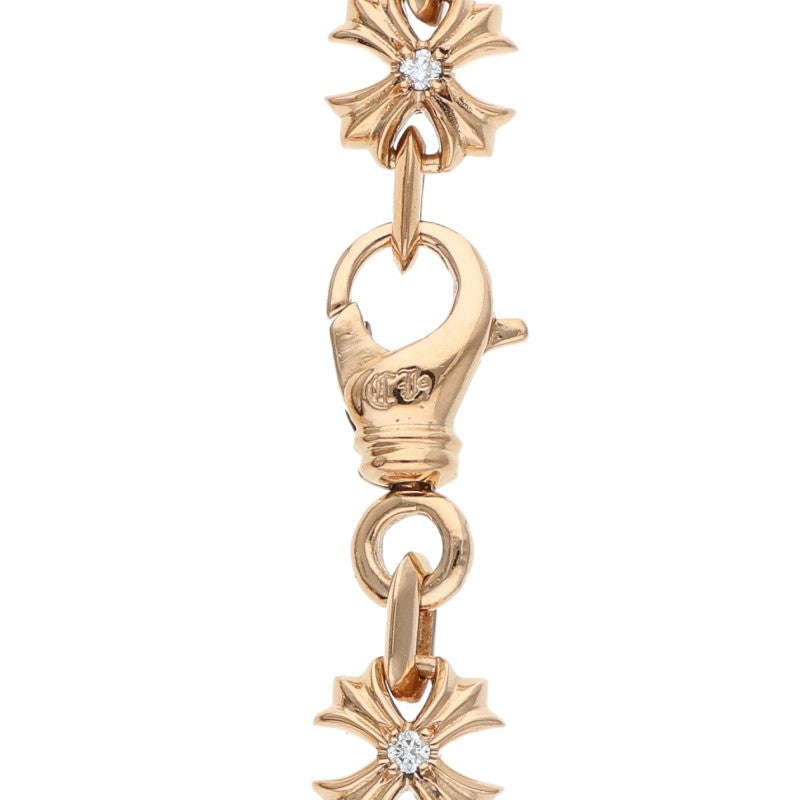 Chrome Hearts 22K CH X Link Diamond Bracelet Size 13LINK