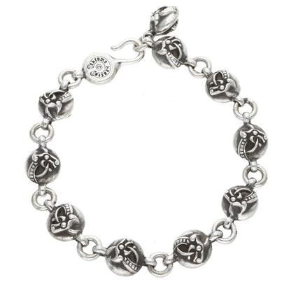 Chrome Hearts #2 Celtic Ball Silver Bracelet Size ONE SIZE
