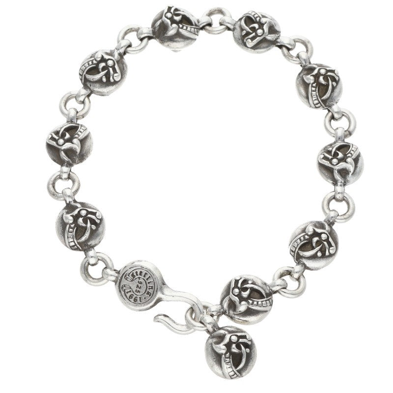 Chrome Hearts #2 Celtic Ball Silver Bracelet Size ONE SIZE