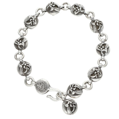 Chrome Hearts #2 Celtic Ball Silver Bracelet Size ONE SIZE