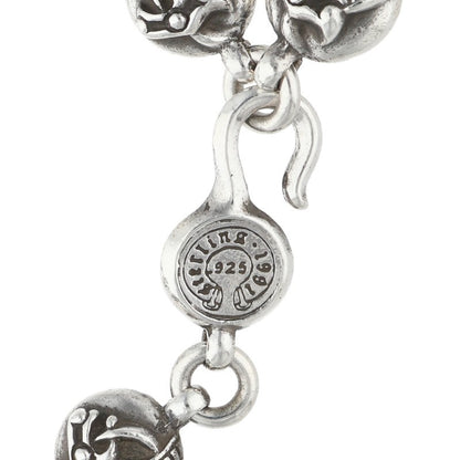 Chrome Hearts #2 Celtic Ball Silver Bracelet Size ONE SIZE
