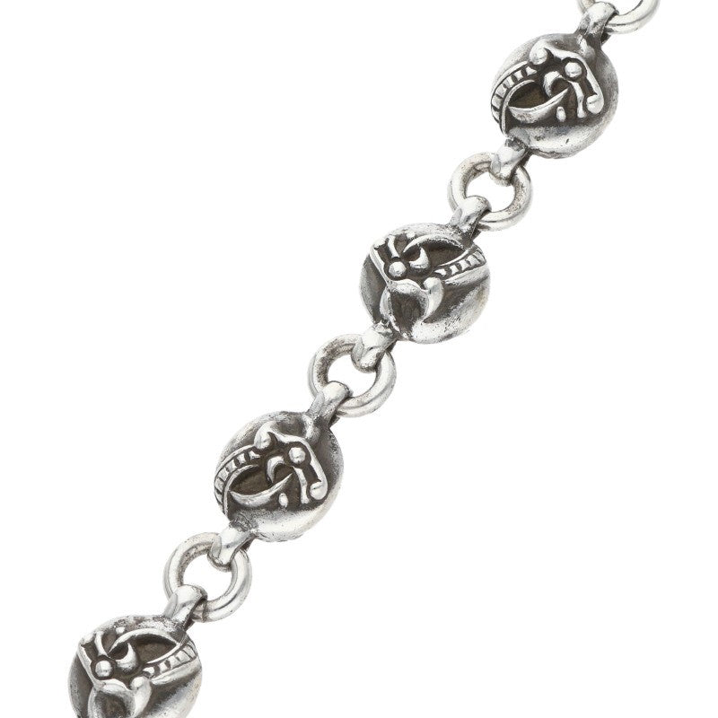 Chrome Hearts #2 Celtic Ball Silver Bracelet Size ONE SIZE