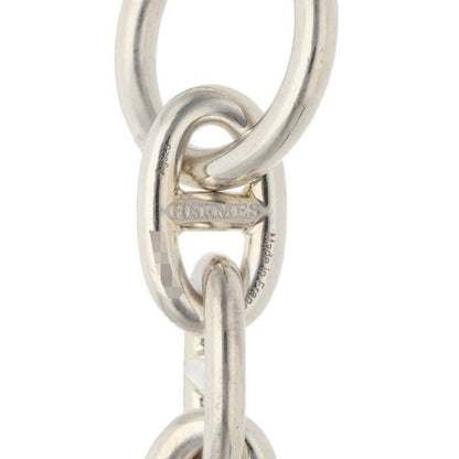 HERMES Chaine d'Ancre MM 925 Silver Bracelet Size ONE SIZE
