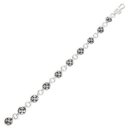 Chrome Hearts #2 Cross Ball Silver Bracelet Size ONE SIZE