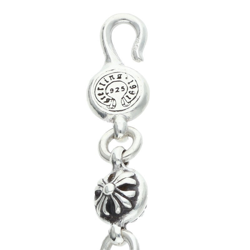 Chrome Hearts #2 Cross Ball Silver Bracelet Size ONE SIZE