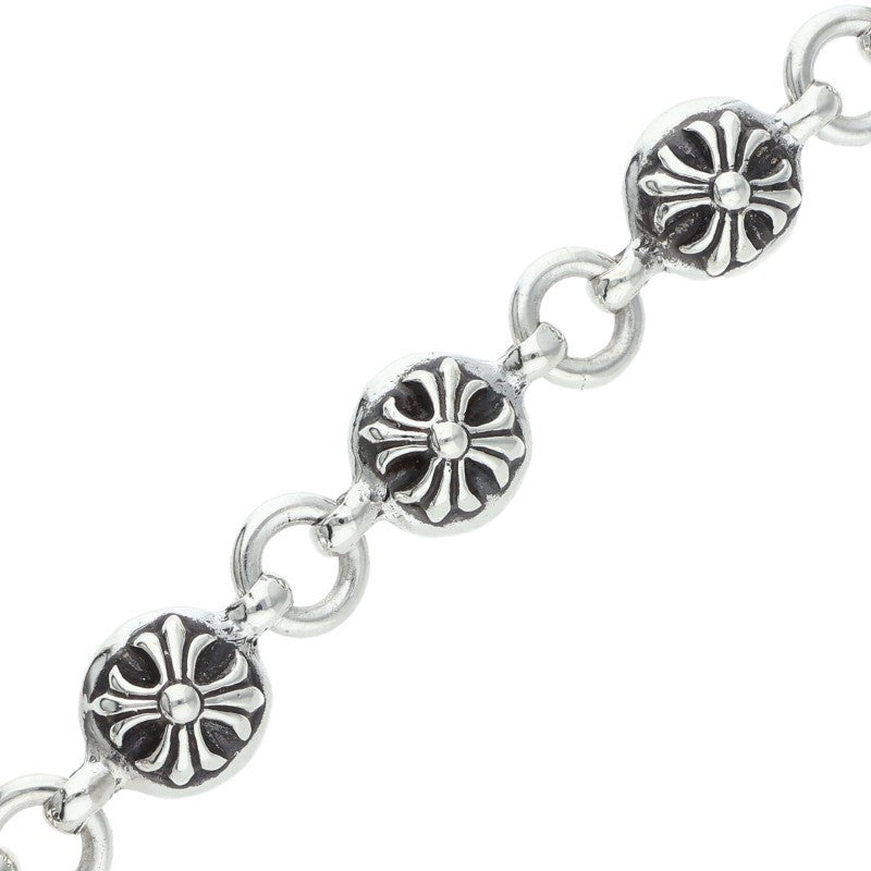 Chrome Hearts #2 Cross Ball Silver Bracelet Size ONE SIZE