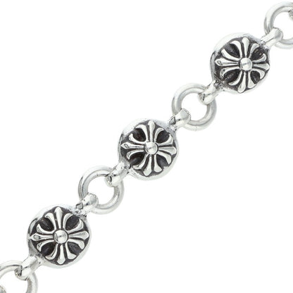 Chrome Hearts #2 Cross Ball Silver Bracelet Size ONE SIZE