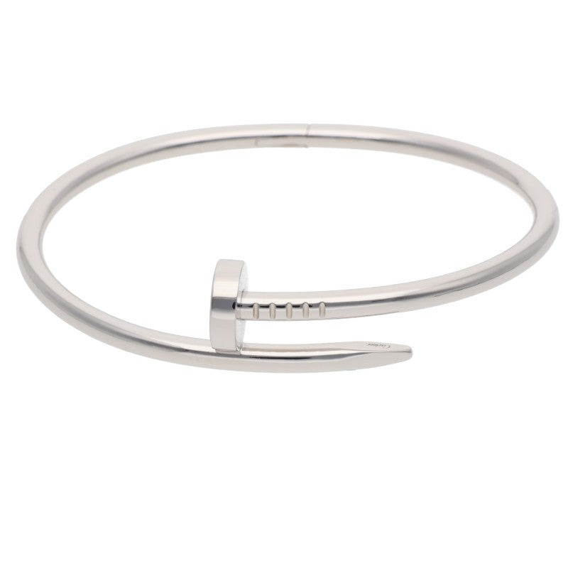 Cartier Juste un Clou Bracelet 18K White Gold Size ONE SIZE