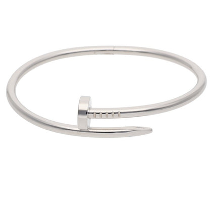 Cartier Juste un Clou Bracelet 18K White Gold Size ONE SIZE