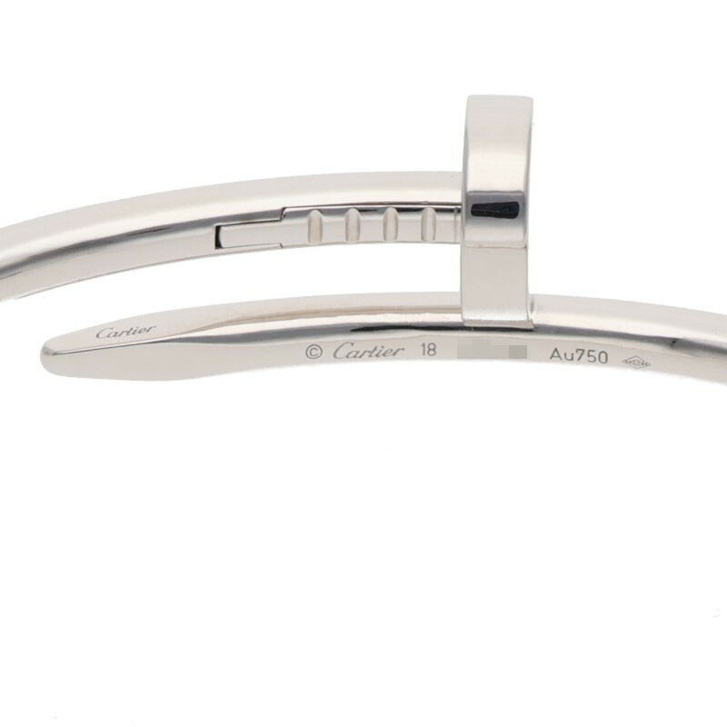 Cartier Juste un Clou Bracelet 18K White Gold Size ONE SIZE