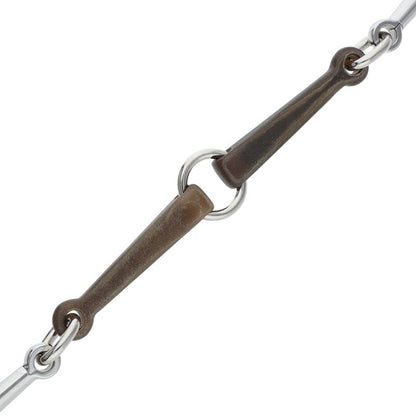 HERMES Maille Metal Buffalo Horn Bracelet Size ONE SIZE