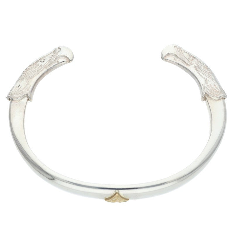 Washimi Taro M Eagle Face K18 Metal Bangle Size ONE SIZE