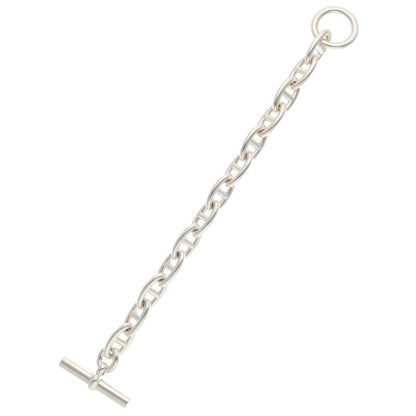 HERMES Chaine d'Ancre GM 925 Silver Bracelet Size ONE SIZE