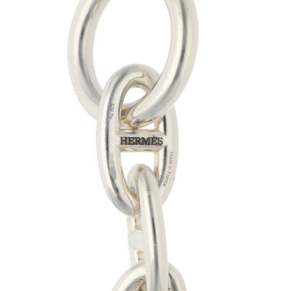 HERMES Chaine d'Ancre GM 925 Silver Bracelet Size ONE SIZE