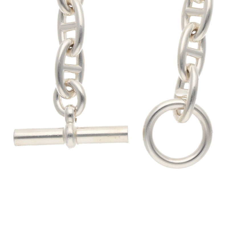 HERMES Chaine d'Ancre GM 925 Silver Bracelet Size ONE SIZE