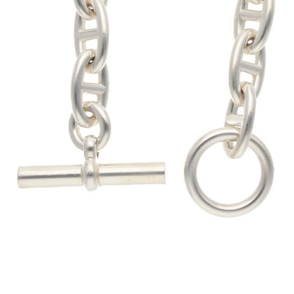 HERMES Chaine d'Ancre GM 925 Silver Bracelet Size ONE SIZE