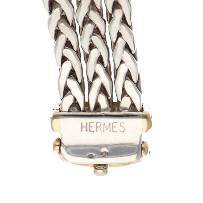 HERMES Diane K18YG Silver Combo Bracelet Multi Size ONE SIZE