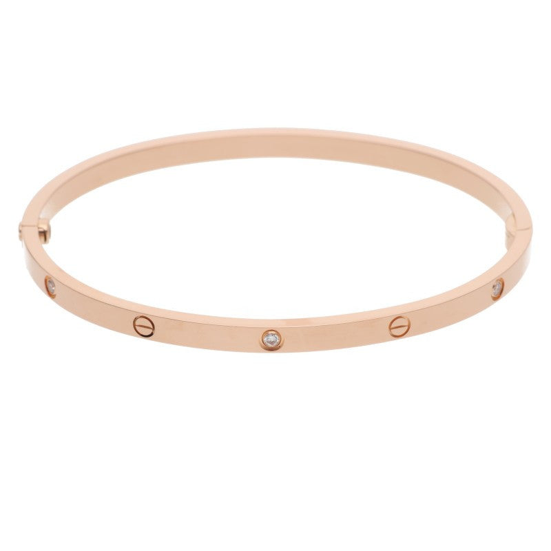 Cartier LOVE BRACELET SM K18PG 6P Diamond Size ONE SIZE