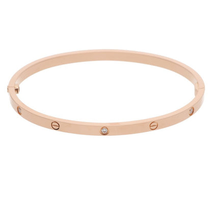 Cartier LOVE BRACELET SM K18PG 6P Diamond Size ONE SIZE