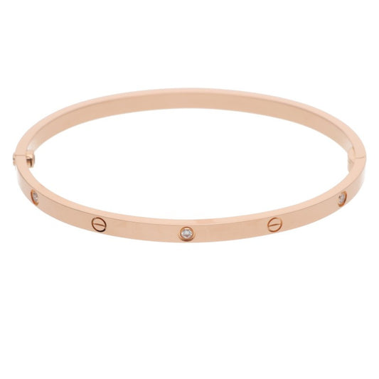 Cartier LOVE BRACELET SM K18PG 6P Diamond Size ONE SIZE